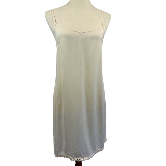 Anthropologie Other - Anthropologie Slip Lace Hem Cream Womens Size 4 Adjustable Spaghetti Straps
